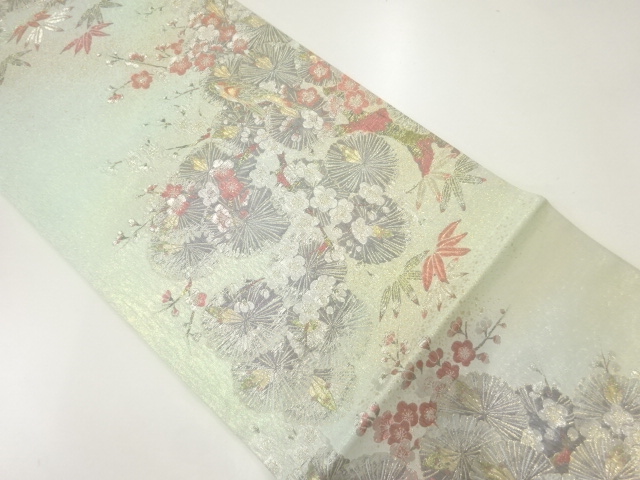 JAPANESE FUKURO OBI / WOVEN SHOCHIKUBAI